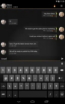 Silent Text android App screenshot 9