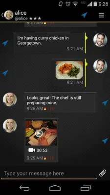 Silent Text android App screenshot 1