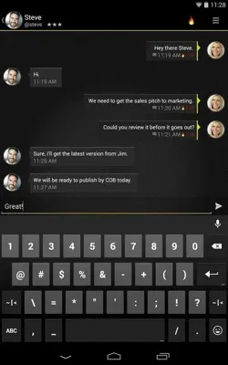 Silent Text android App screenshot 7